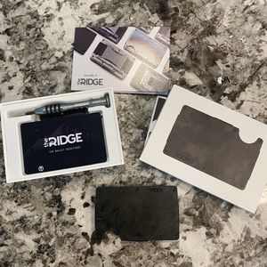 The Ridge Wallet, Cavity Tray, and Apple AirTag Case
